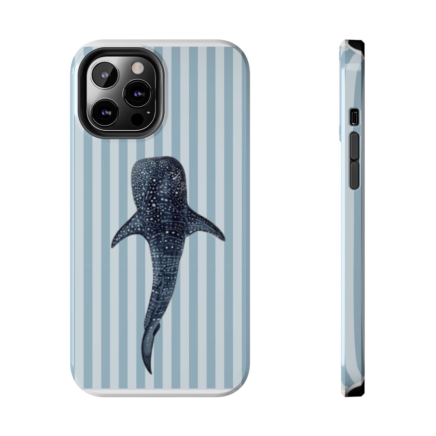 Deep Sea  — Blue Striped Tough Protective Cover