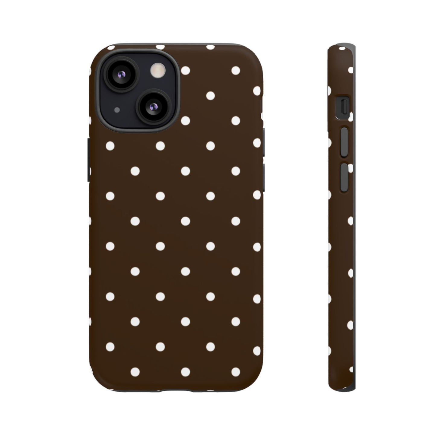 Cacao Polka Dot  — Phone Case Tough Case