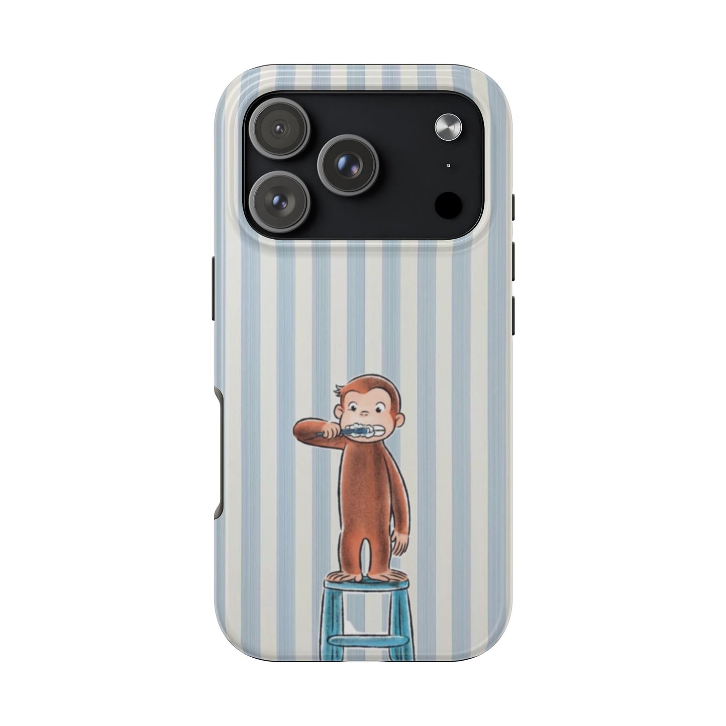 Curious George, Brushing Teeth — Monkey Brushing Tooth Tough Phone Case