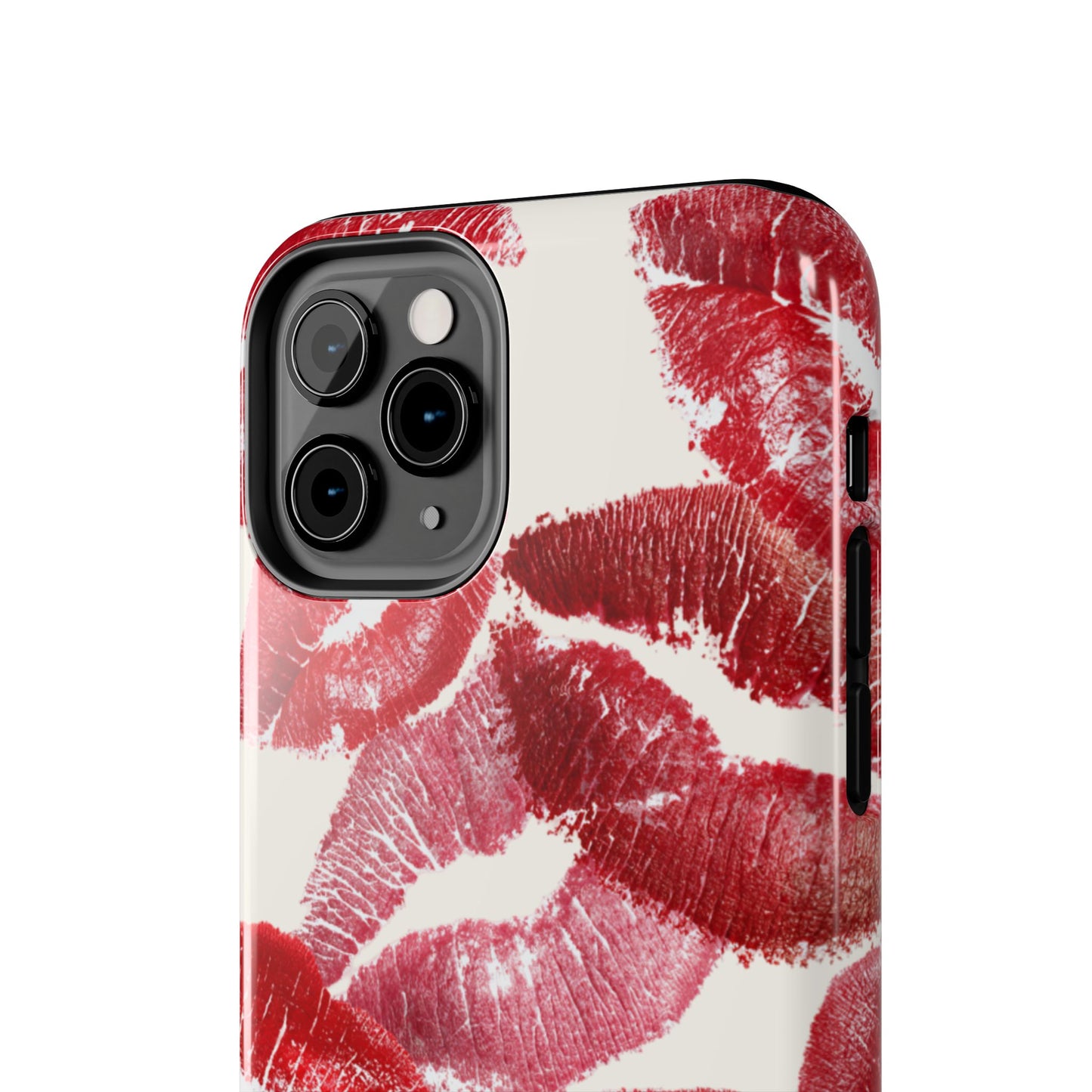 Red Lipstick Kiss Pattern Phone Case | Tough Phone Case