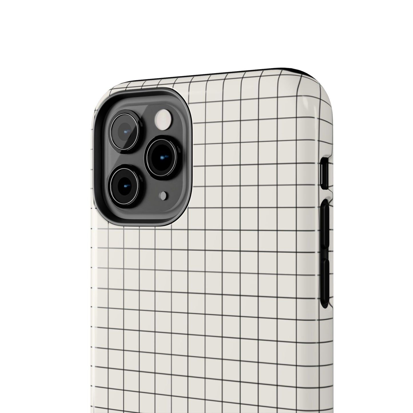The Architect |Tough Phone Case Minimal Graph Paper Design