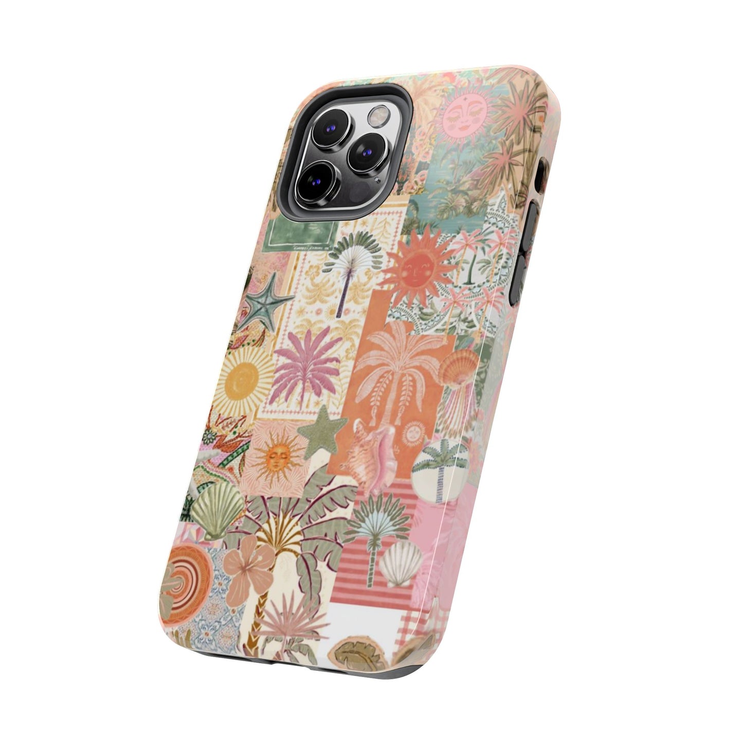 Girls Just Wanna Have Fun! — Tough Phone Case  Retro Tropical Collage iPhone Case