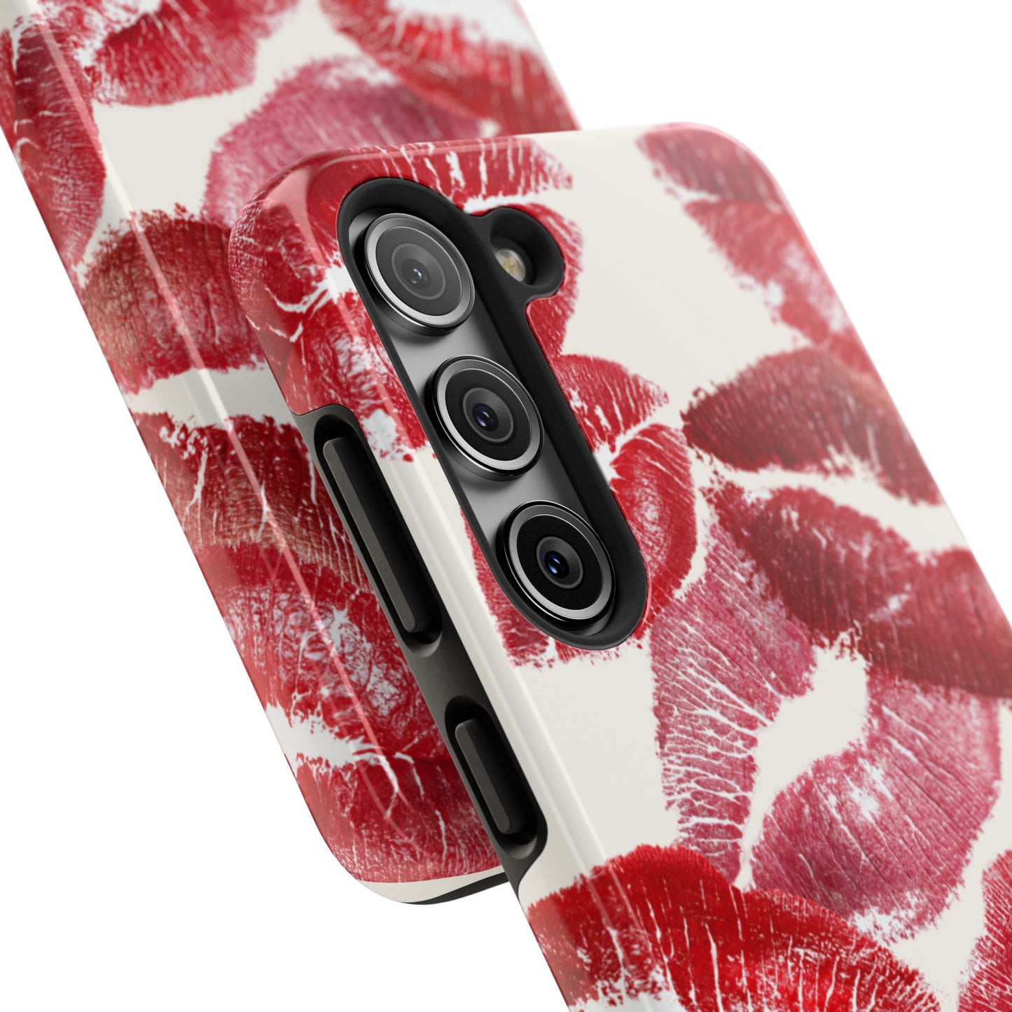 Red Lipstick Kiss Pattern Phone Case | Tough Phone Case