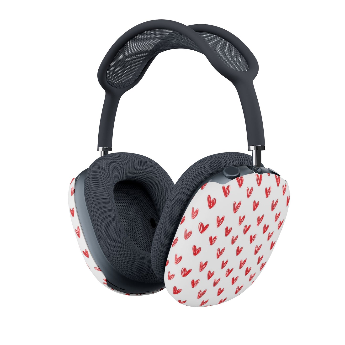 Call Me Later —  Heart Pattern AirPod Max Case — Cute Red Hearts Protective Covers