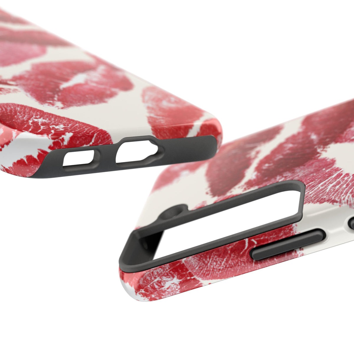 Red Lipstick Kiss Pattern Phone Case | Tough Phone Case