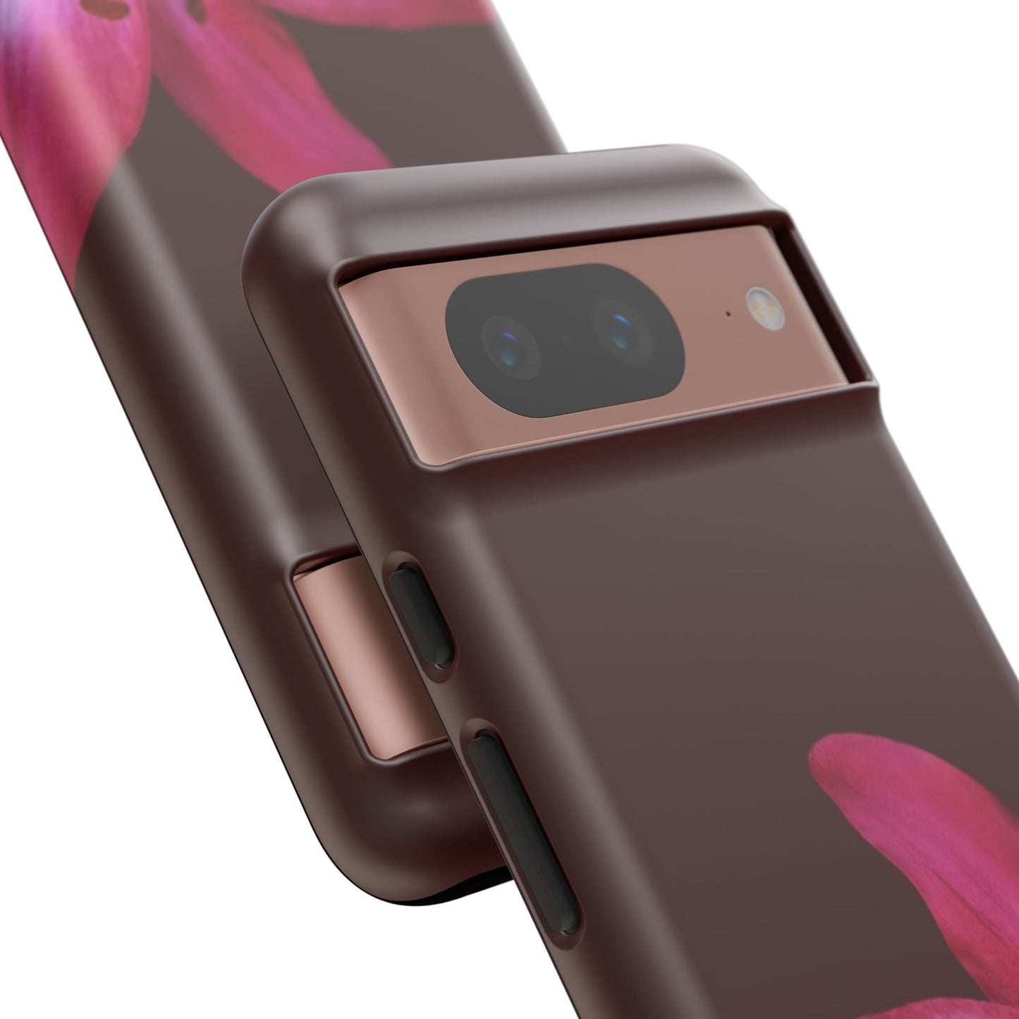 Burgundy Lily Floral – Phone Case Tough Case