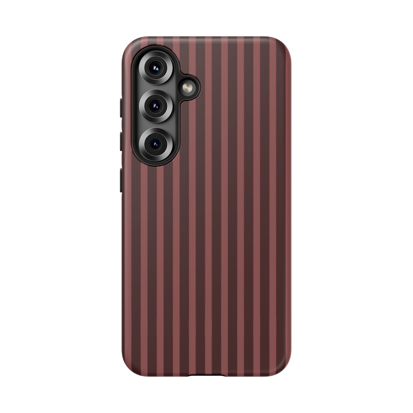 Striped Double Burgundy  — Tough Phone Case