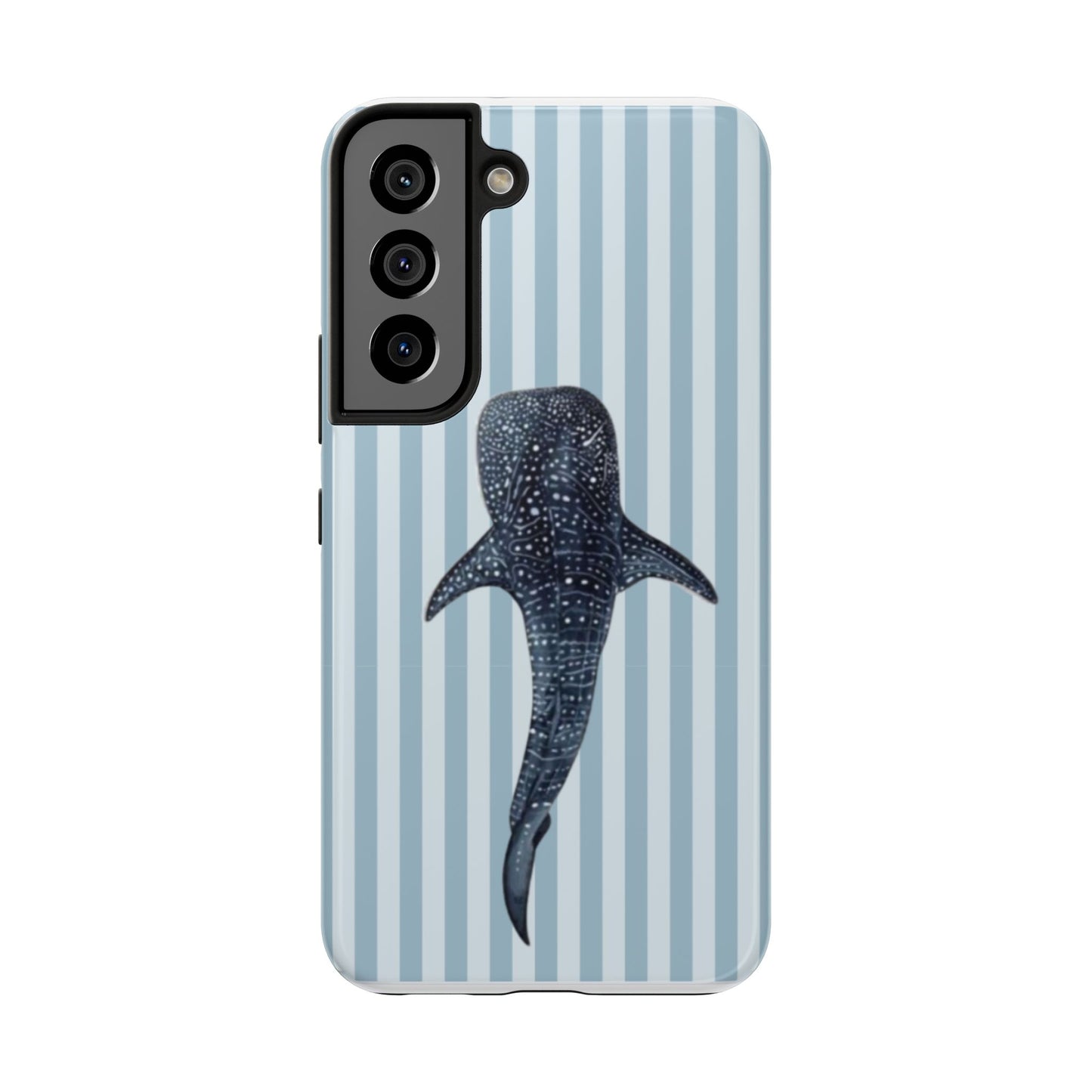 Deep Sea  — Blue Striped Tough Protective Cover