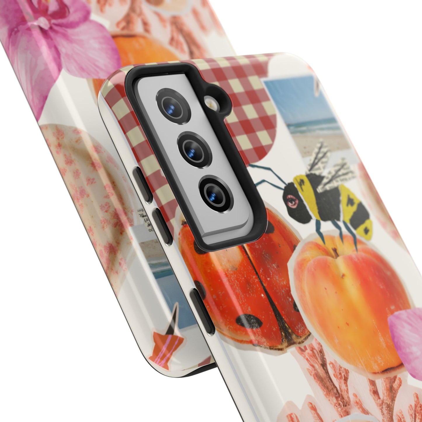 The farmers Market — Floral Fruit Collage Tough Phone Case