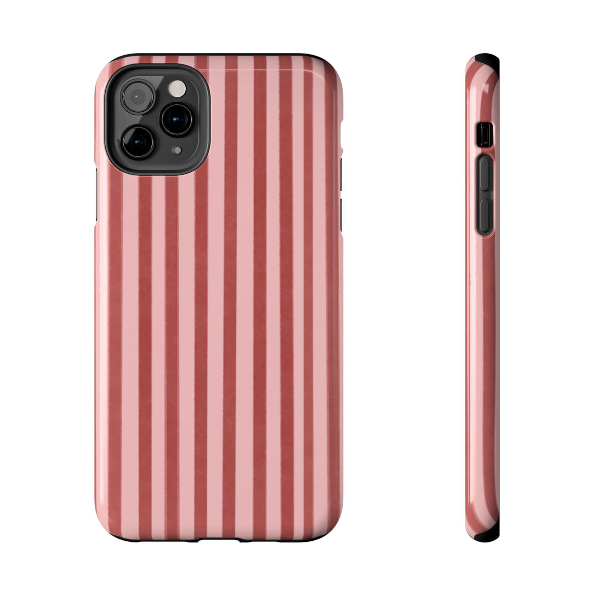Rose Petals | Vertical Stripes Phone Case Tough Phone Case