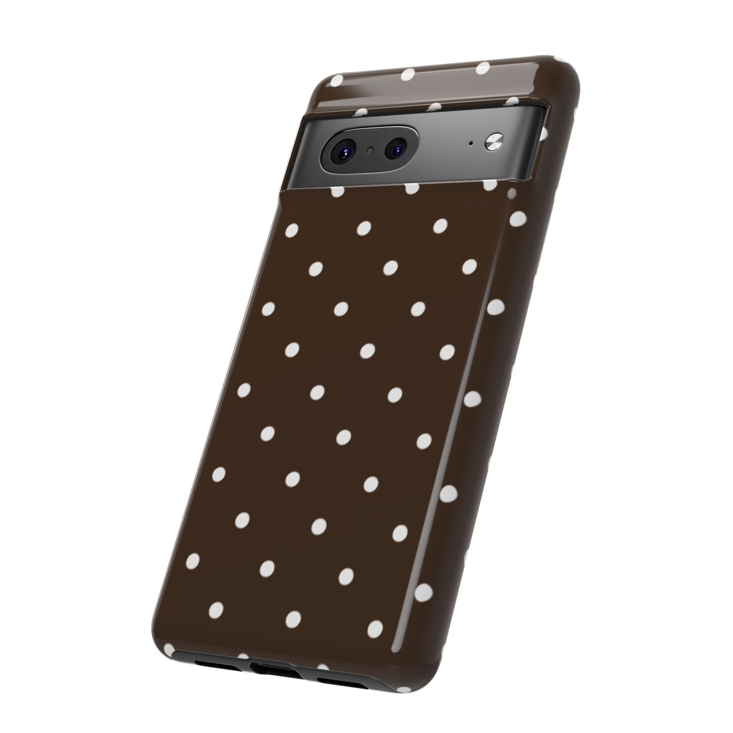 Cacao Polka Dot  — Phone Case Tough Case