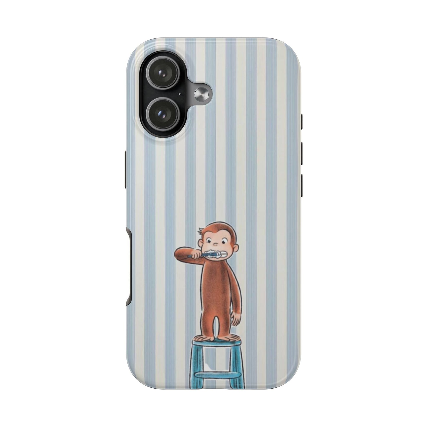 Curious George, Brushing Teeth — Monkey Brushing Tooth Tough Phone Case