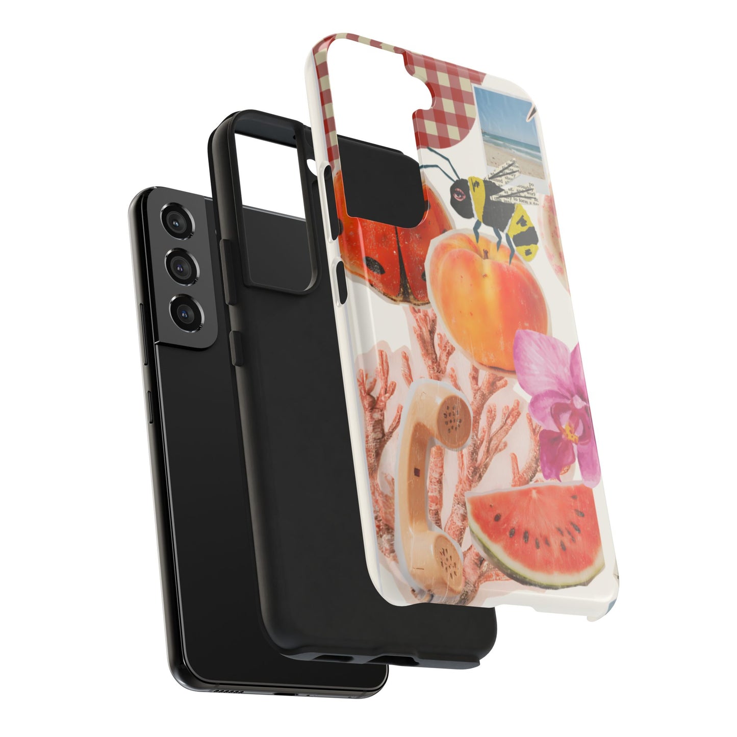 The farmers Market — Floral Fruit Collage Tough Phone Case