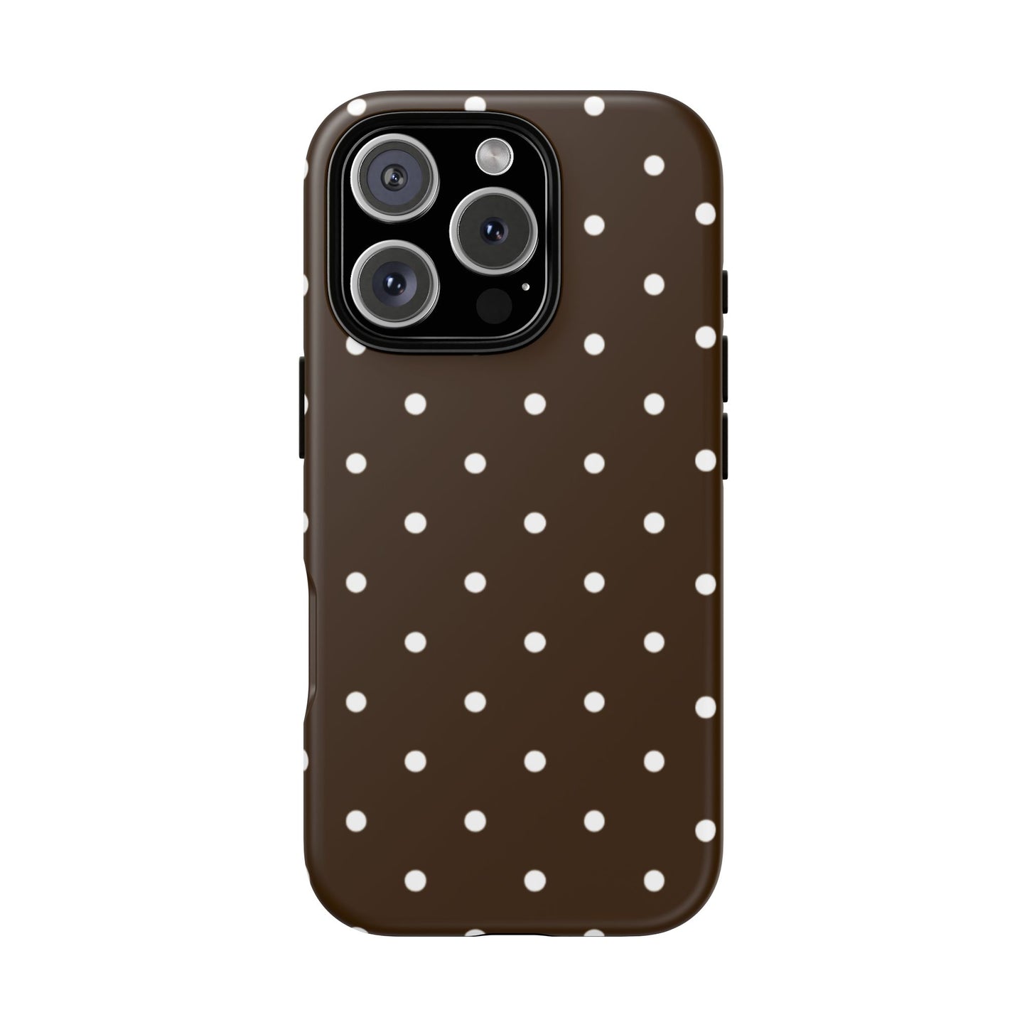 Cacao Polka Dot  — Phone Case Tough Case