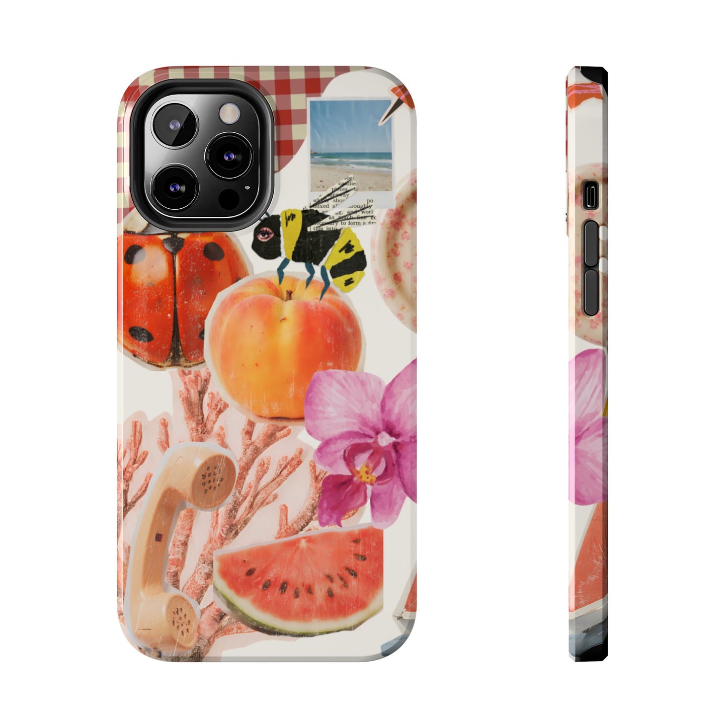 The farmers Market — Floral Fruit Collage Tough Phone Case