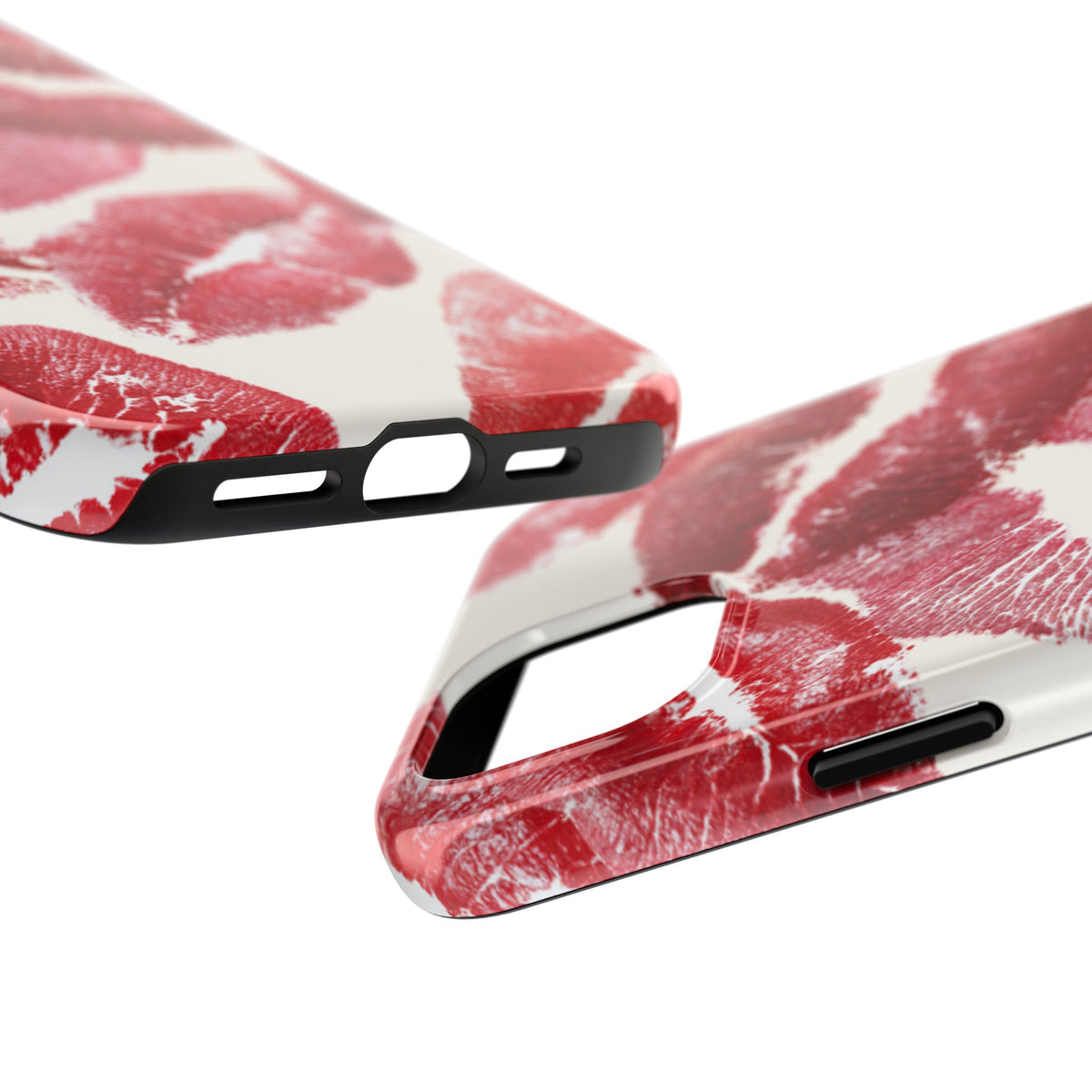Red Lipstick Kiss Pattern Phone Case | Tough Phone Case