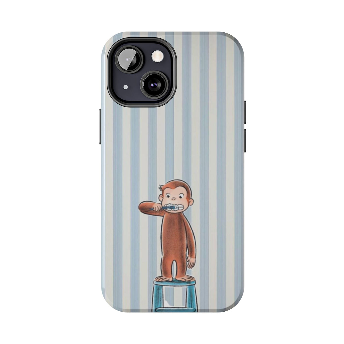Curious George, Brushing Teeth — Monkey Brushing Tooth Tough Phone Case
