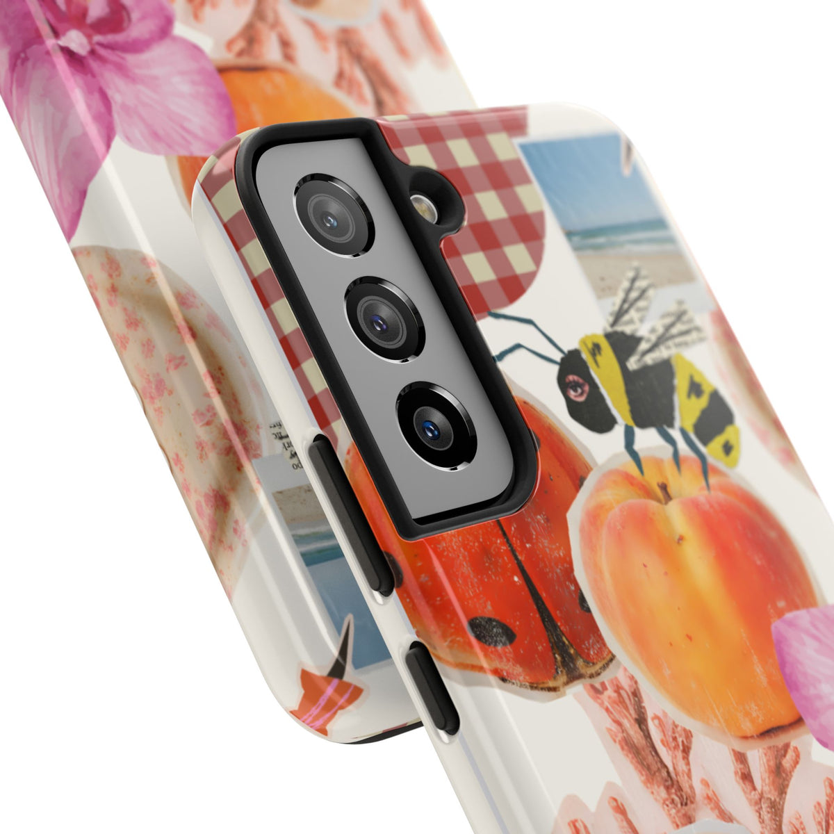 The farmers Market — Floral Fruit Collage Tough Phone Case