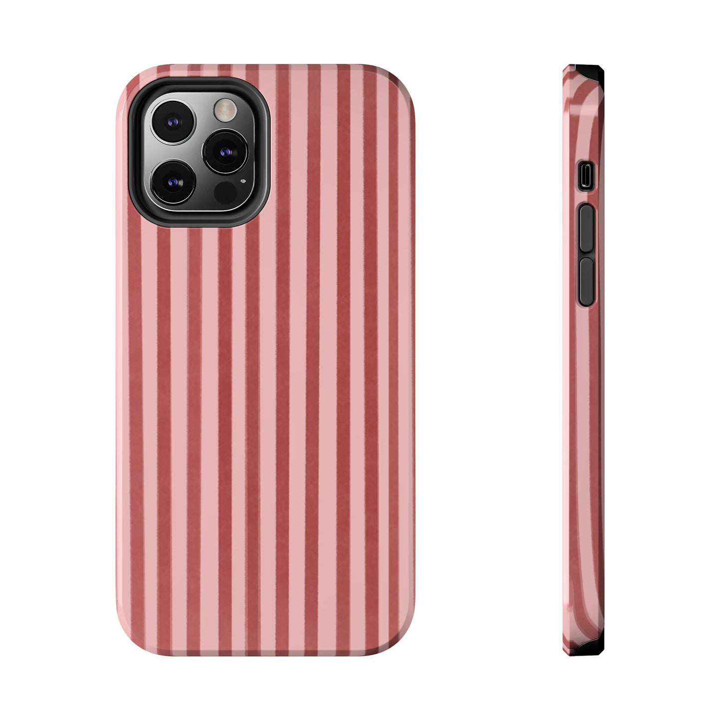 Rose Petals | Vertical Stripes Phone Case Tough Phone Case
