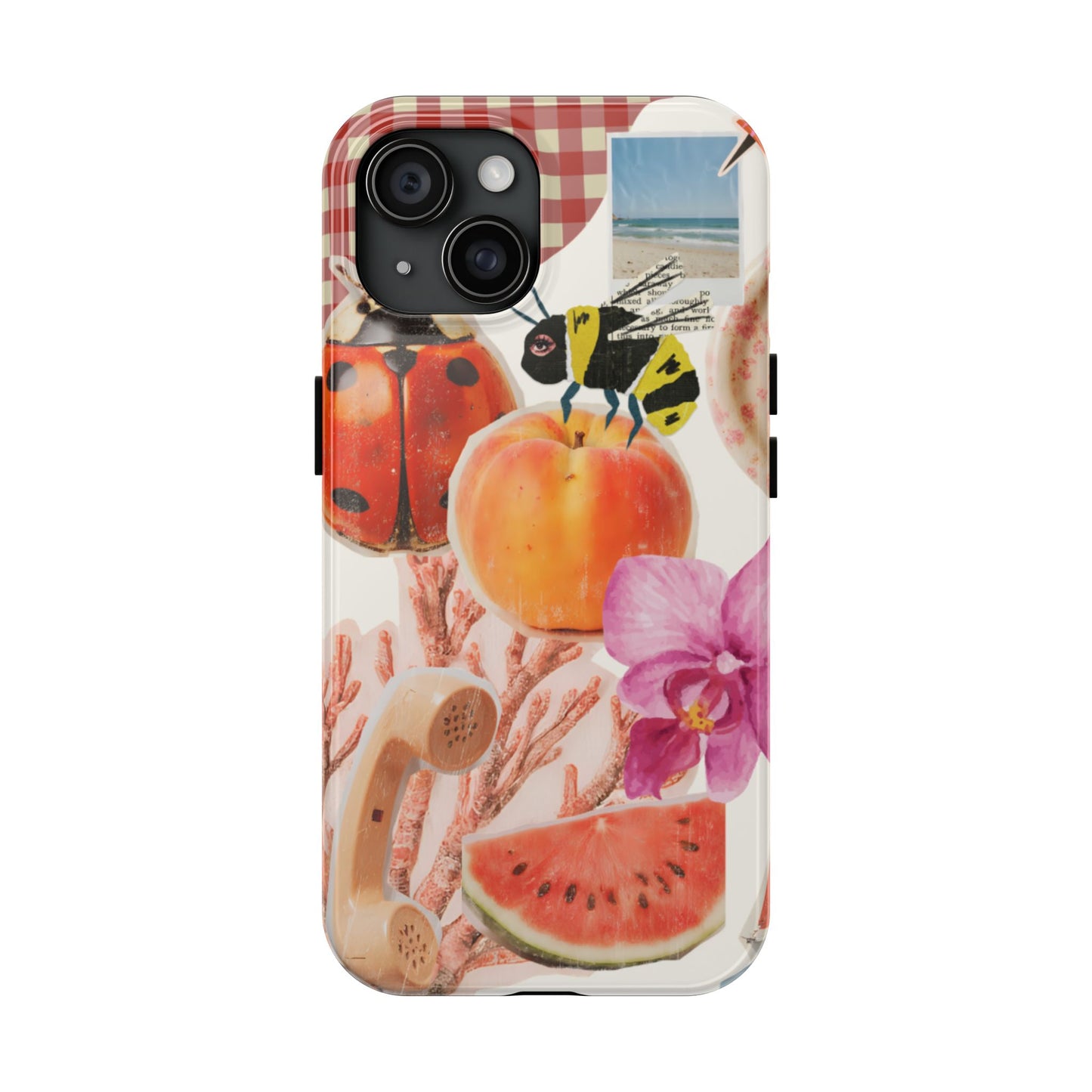 The farmers Market — Floral Fruit Collage Tough Phone Case