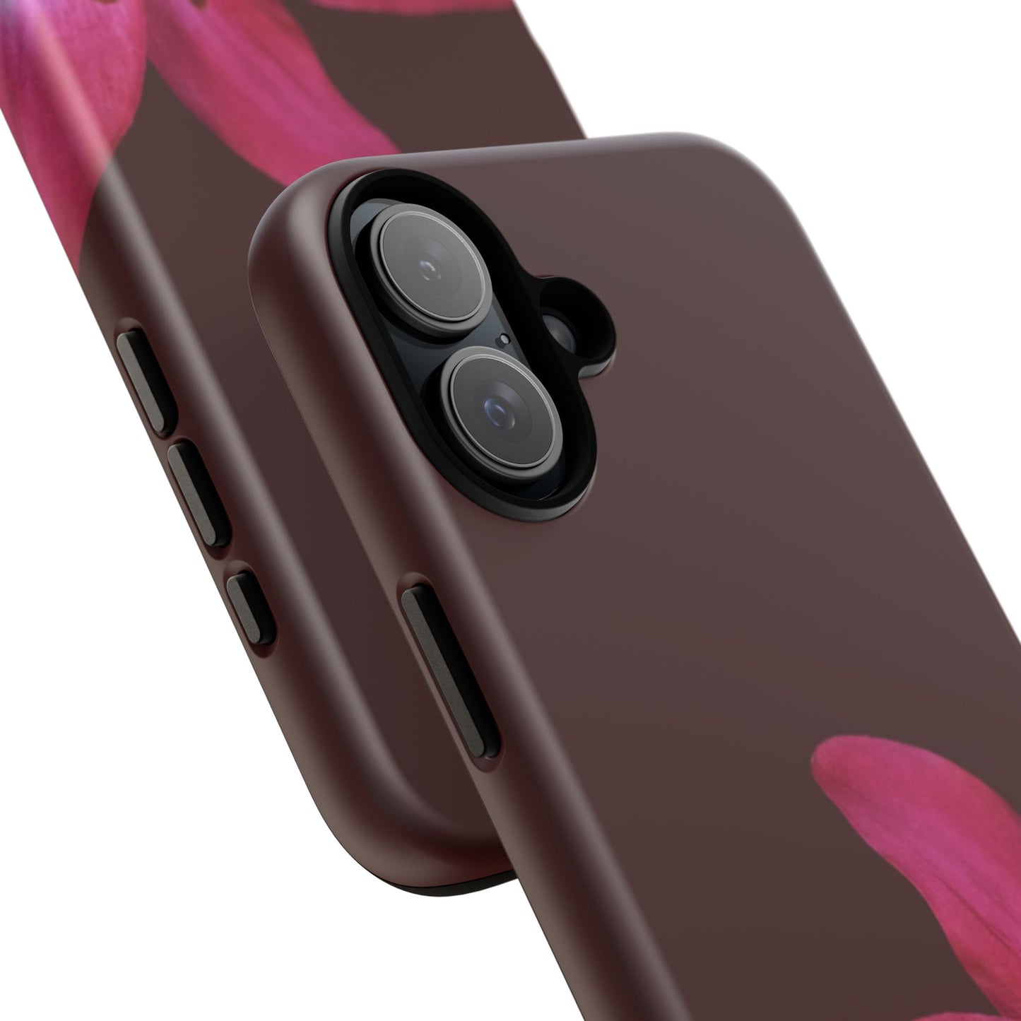 Burgundy Lily Floral – Phone Case Tough Case