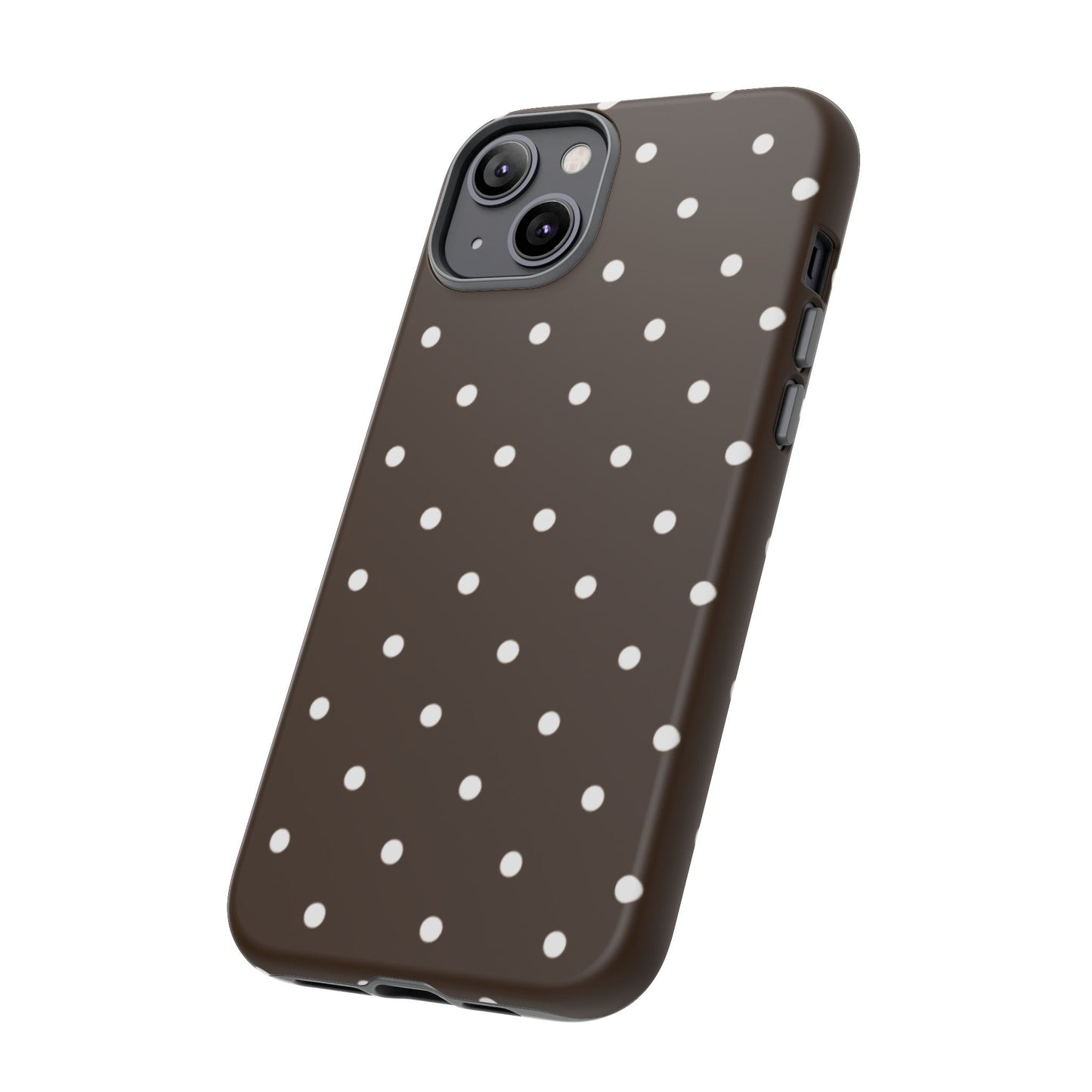 Cacao Polka Dot  — Phone Case Tough Case