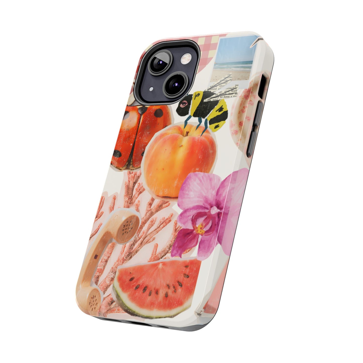 The farmers Market — Floral Fruit Collage Tough Phone Case