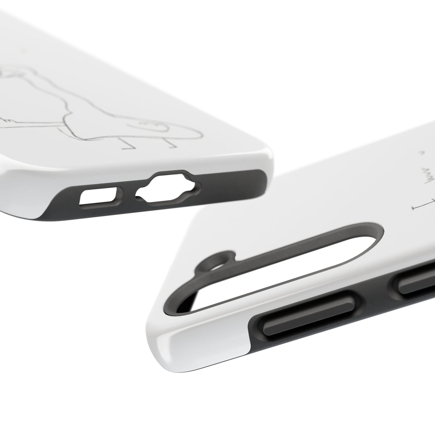 Funny Duck 'I wuv u'— Tough Phone Case