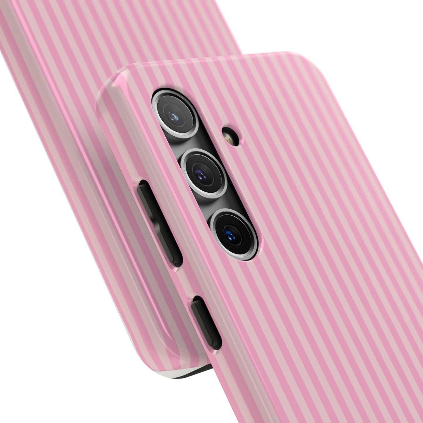 Pretty In Pink  – Pink Vertical Stripe Tough Phone Case