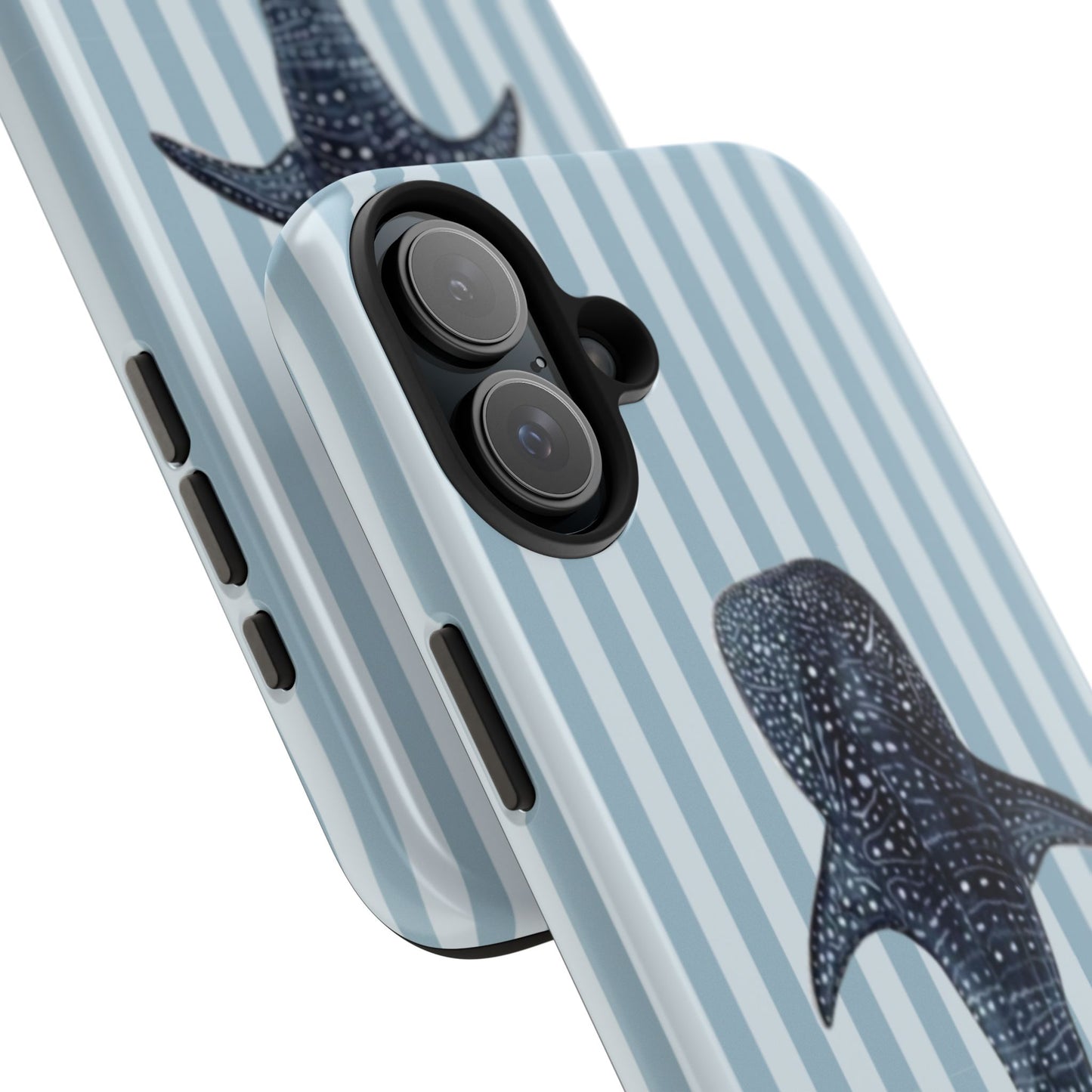 Deep Sea  — Blue Striped Tough Protective Cover