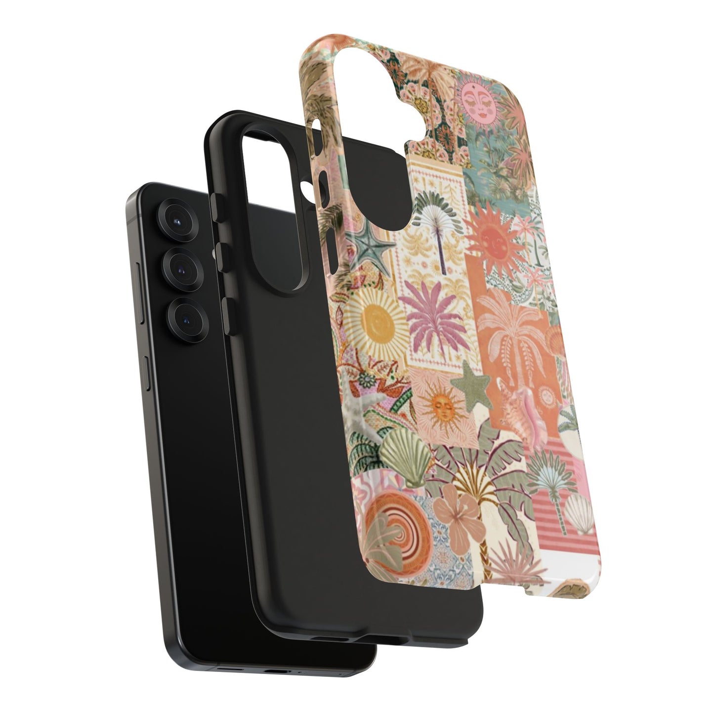 Girls Just Wanna Have Fun! — Tough Phone Case  Retro Tropical Collage iPhone Case