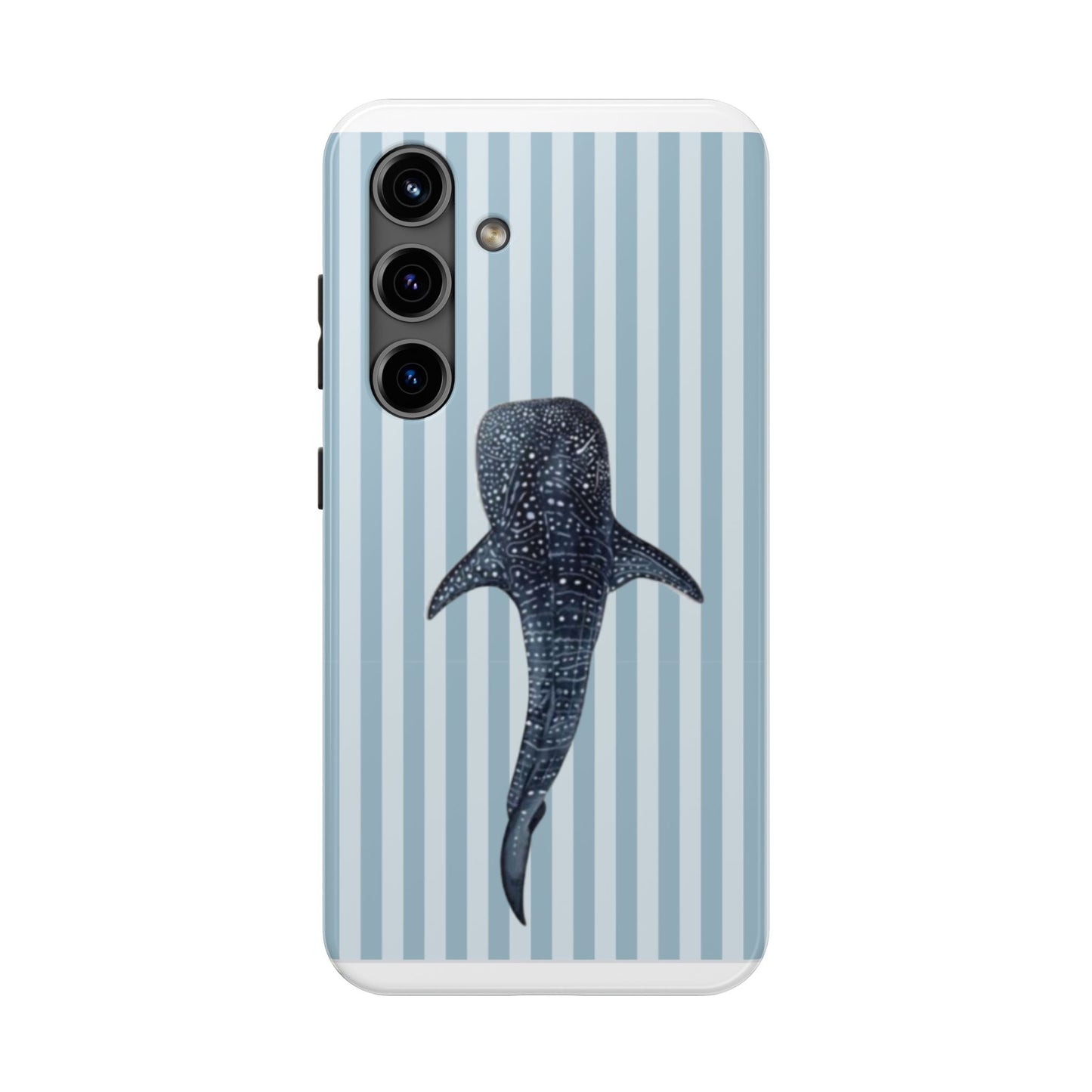 Deep Sea  — Blue Striped Tough Protective Cover