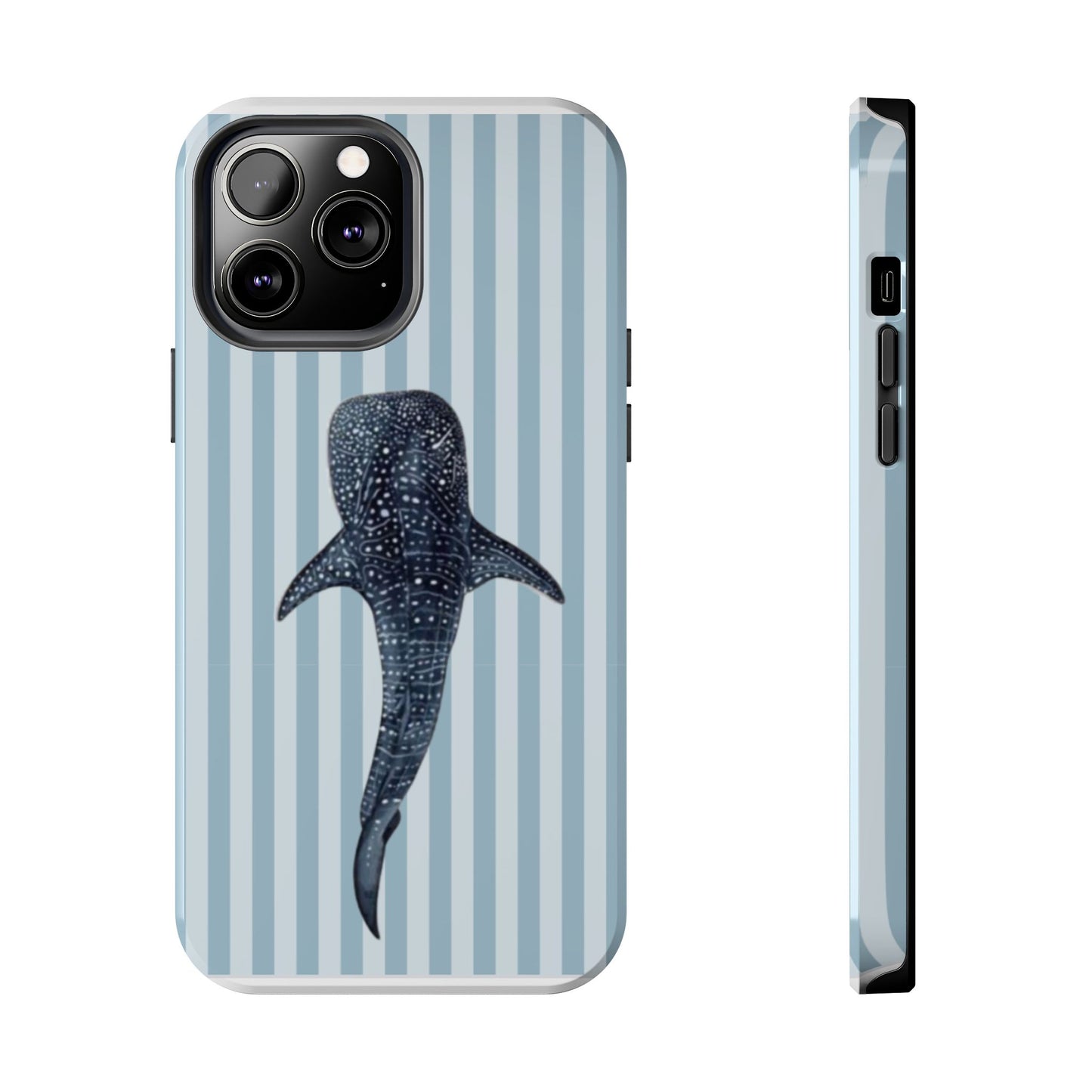 Deep Sea  — Blue Striped Tough Protective Cover