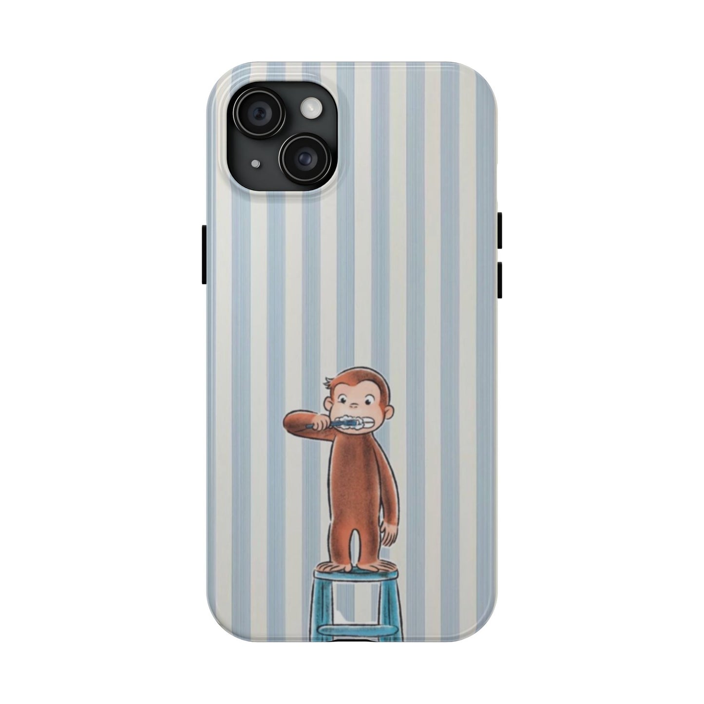 Curious George, Brushing Teeth — Monkey Brushing Tooth Tough Phone Case