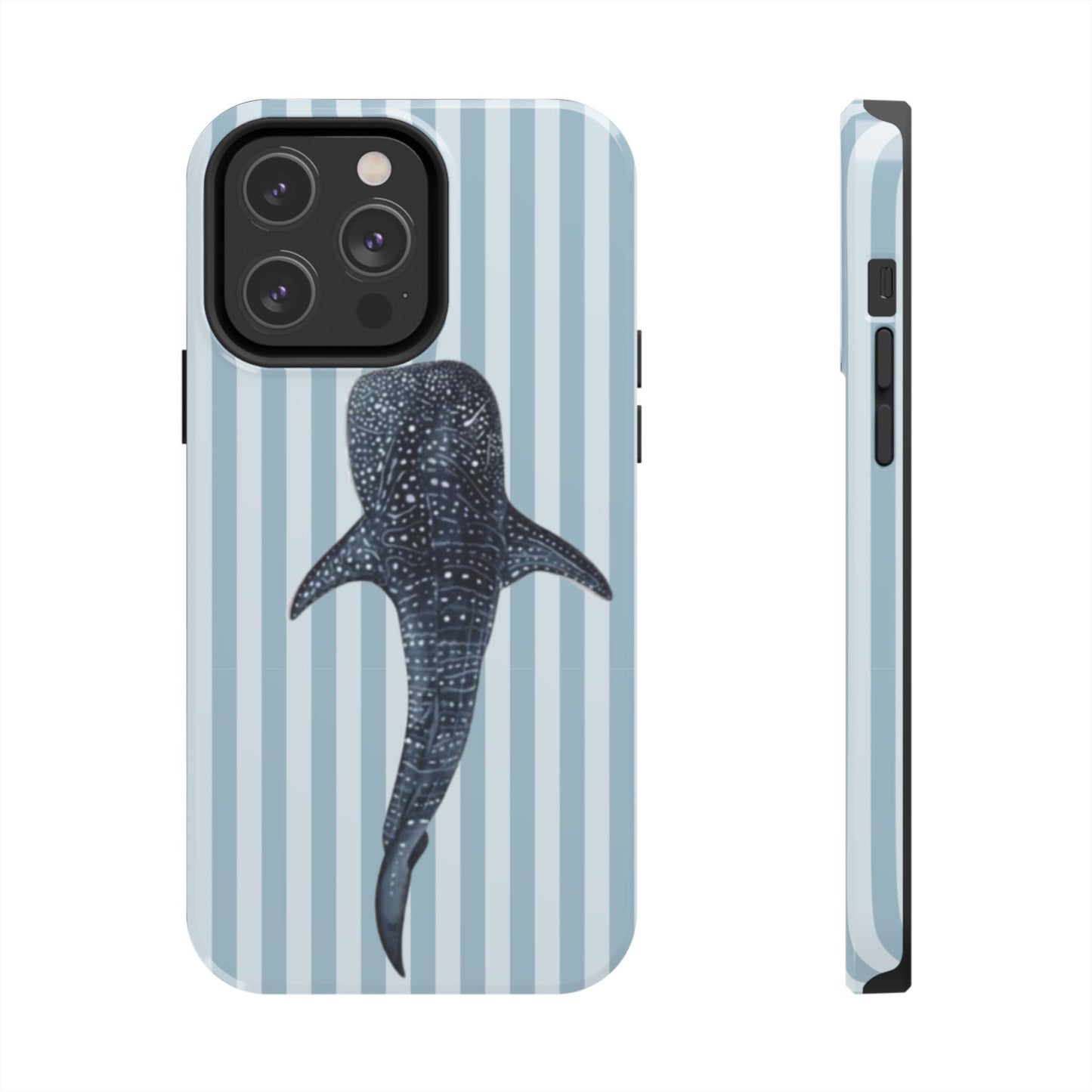 Deep Sea  — Blue Striped Tough Protective Cover