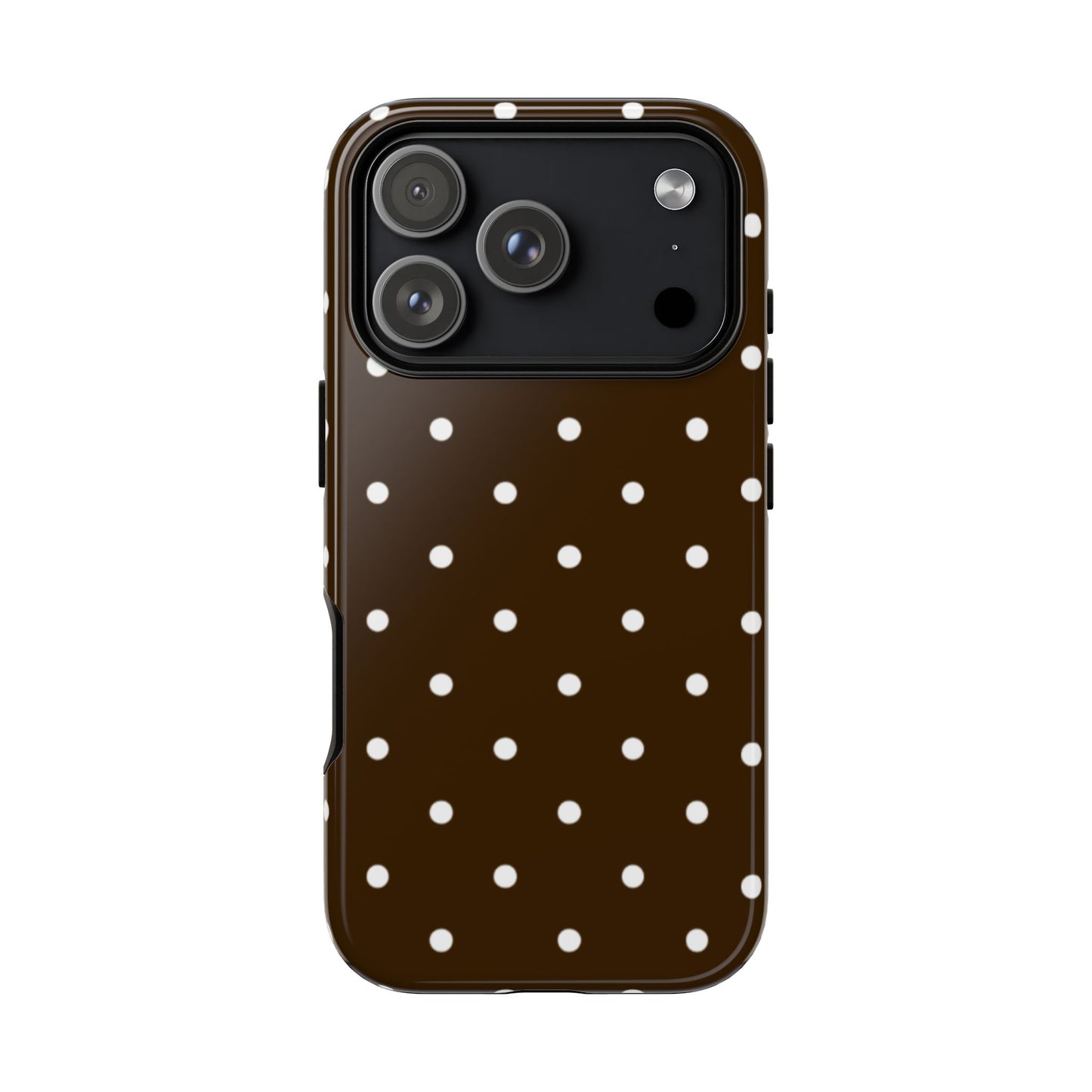 Cacao Polka Dot  — Phone Case Tough Case