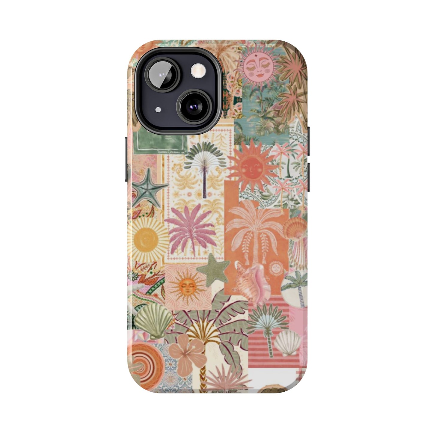 Girls Just Wanna Have Fun! — Tough Phone Case  Retro Tropical Collage iPhone Case