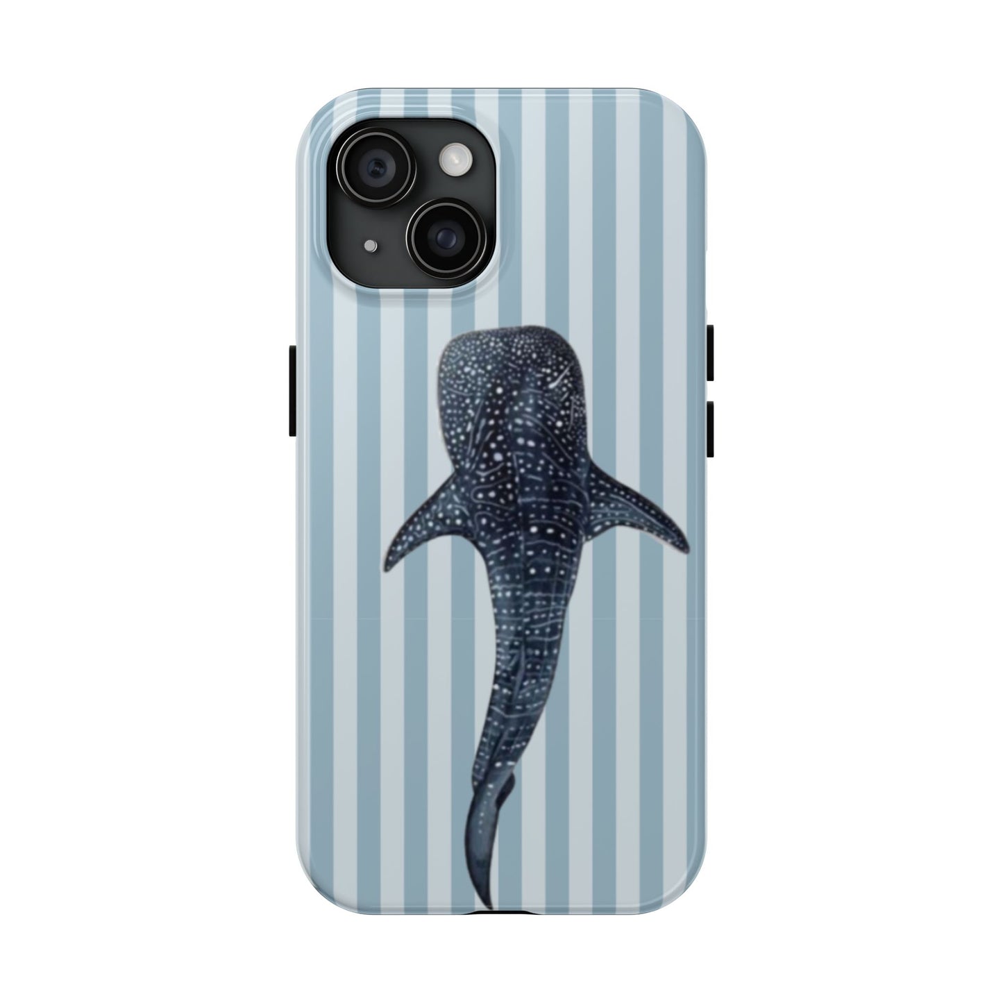 Deep Sea  — Blue Striped Tough Protective Cover