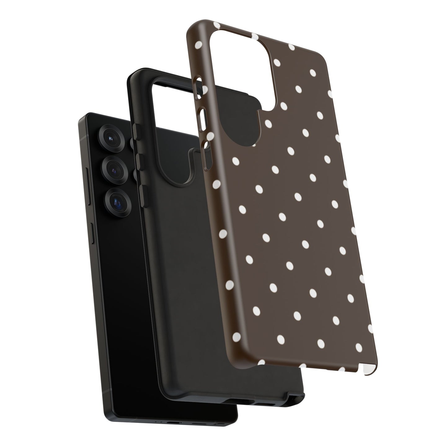 Cacao Polka Dot  — Phone Case Tough Case