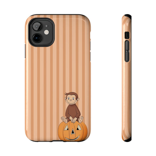 Pumpkin Curious George —  Tough Phone Case