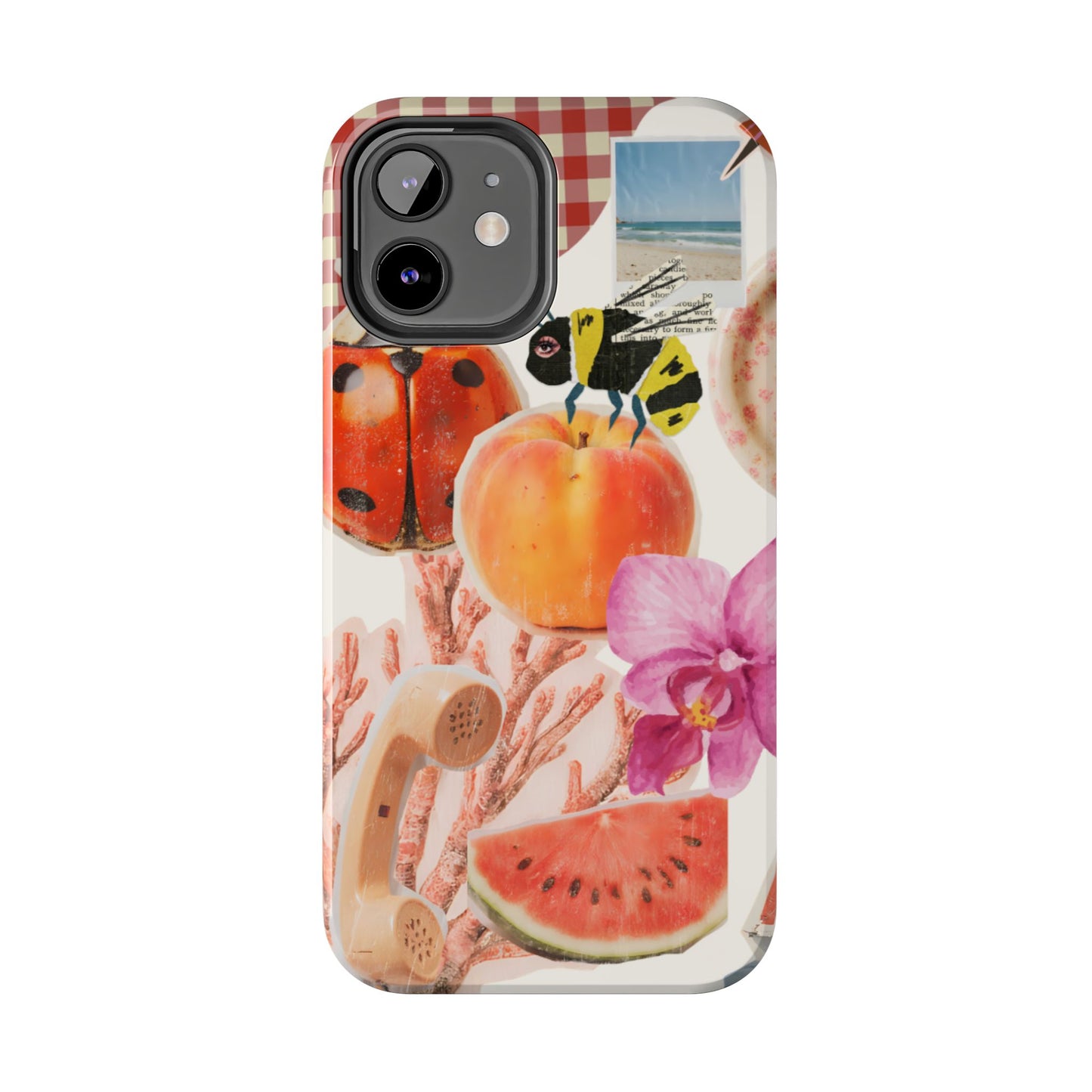 The farmers Market — Floral Fruit Collage Tough Phone Case