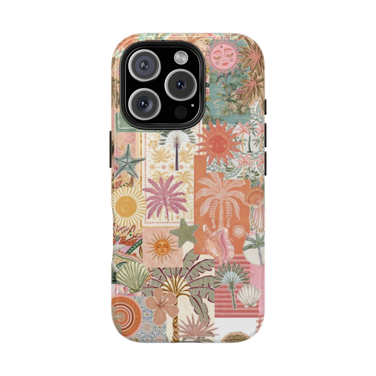 Girls Just Wanna Have Fun! — Tough Phone Case  Retro Tropical Collage iPhone Case