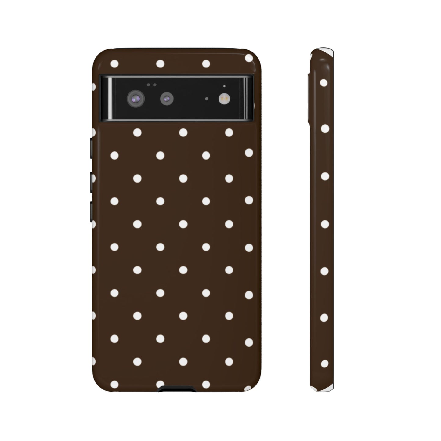 Cacao Polka Dot  — Phone Case Tough Case