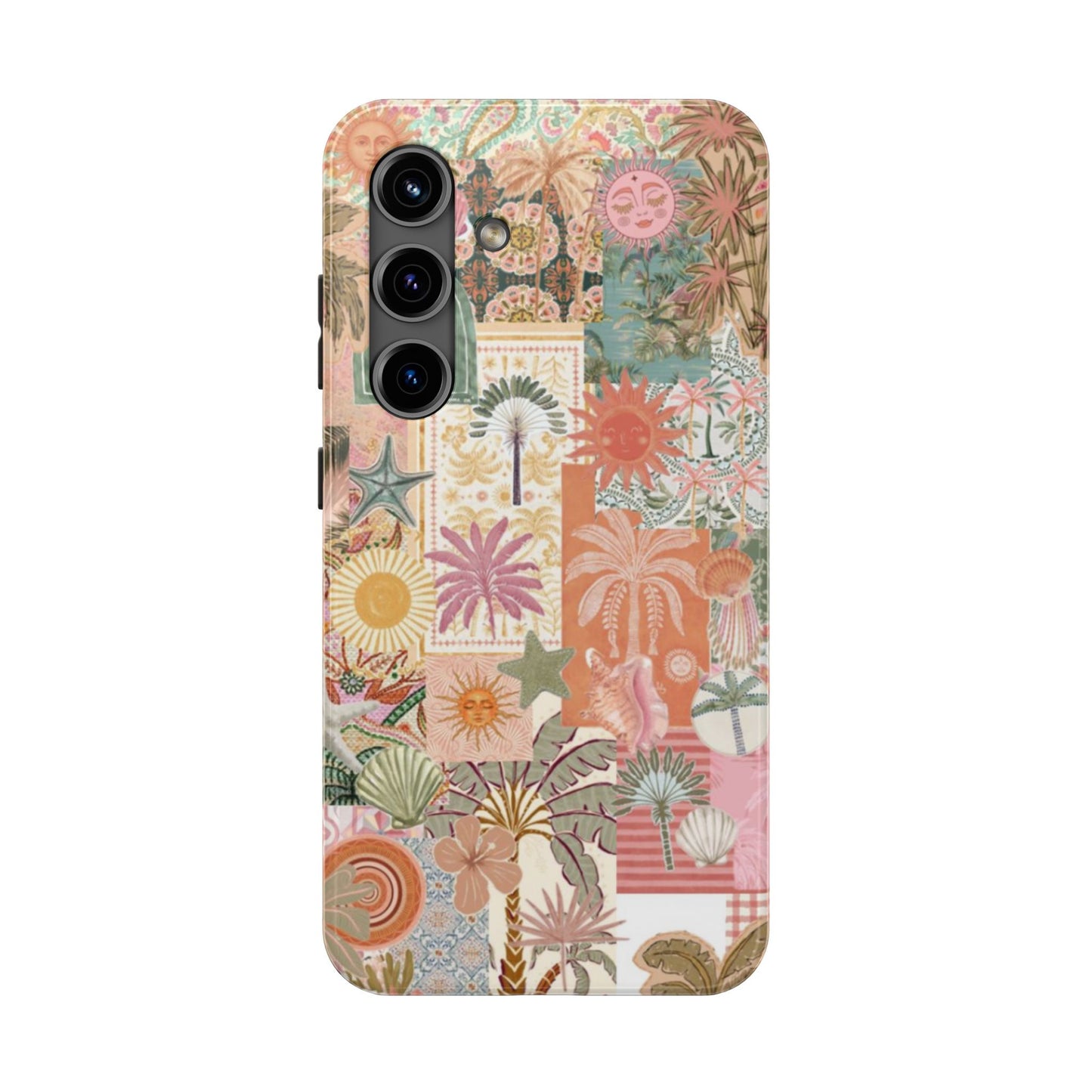 Girls Just Wanna Have Fun! — Tough Phone Case  Retro Tropical Collage iPhone Case