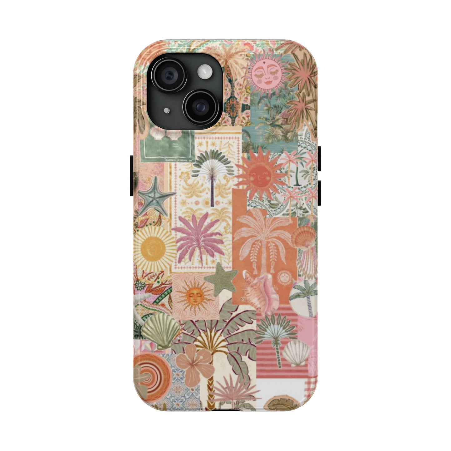 Girls Just Wanna Have Fun! — Tough Phone Case  Retro Tropical Collage iPhone Case