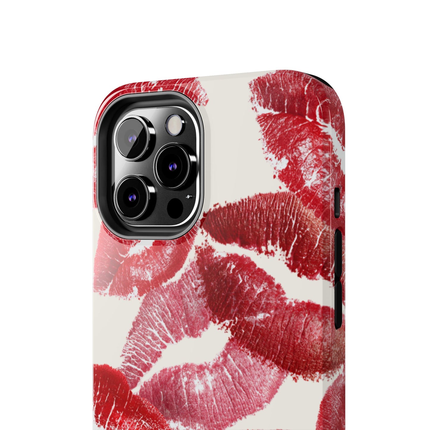 Red Lipstick Kiss Pattern Phone Case | Tough Phone Case