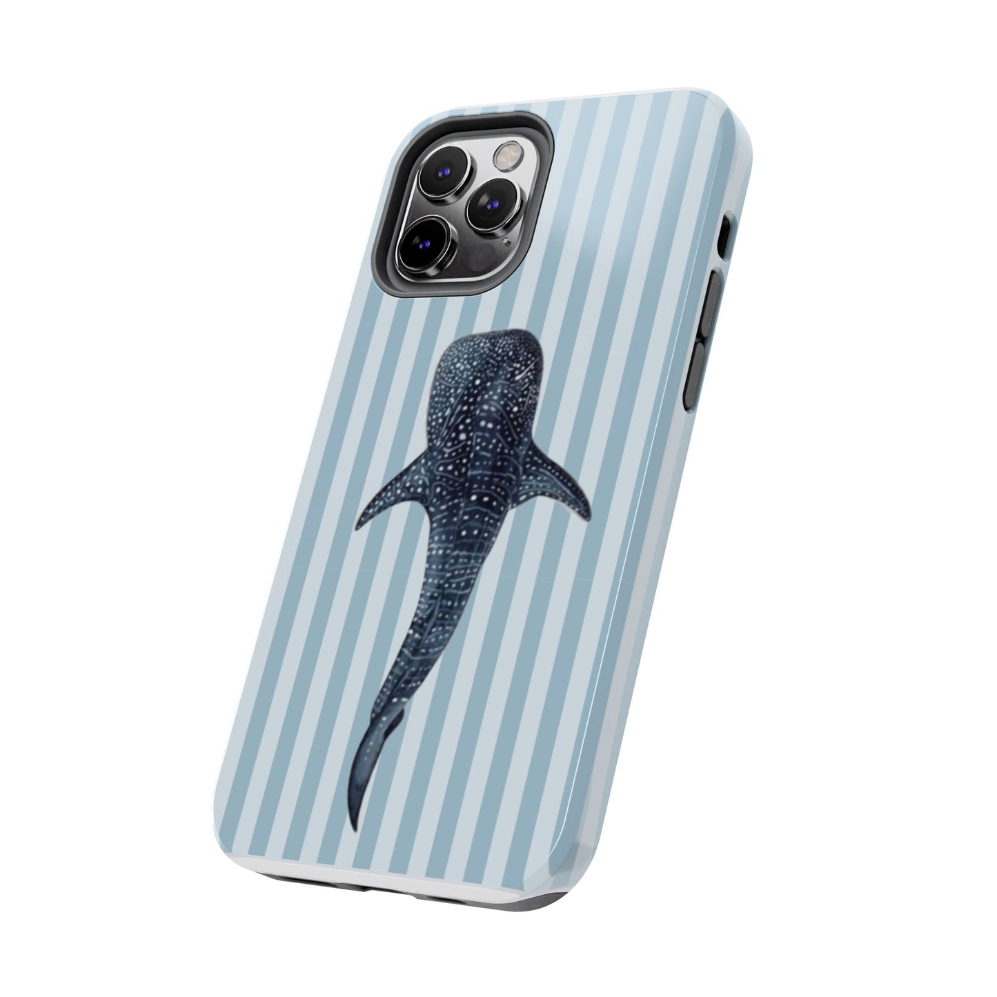 Deep Sea  — Blue Striped Tough Protective Cover