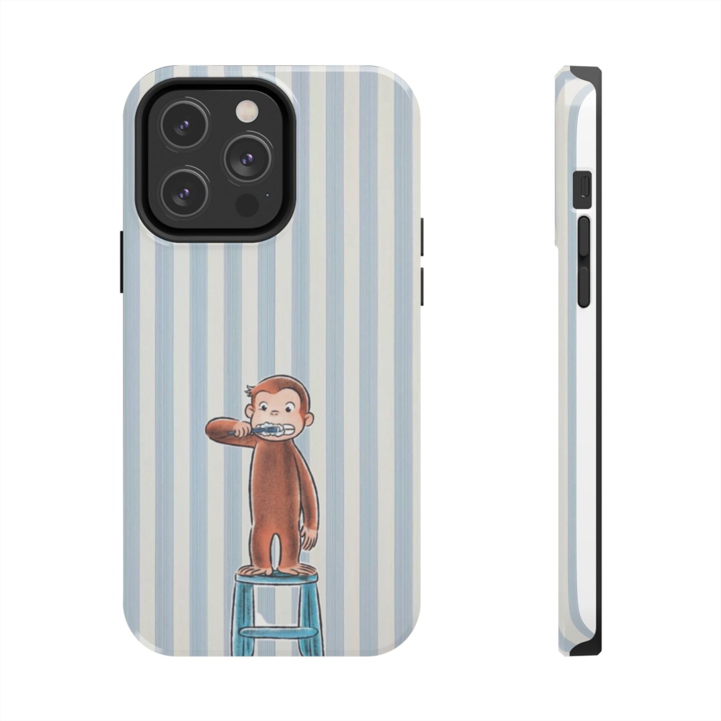 Curious George, Brushing Teeth — Monkey Brushing Tooth Tough Phone Case