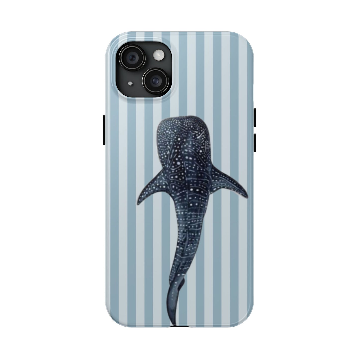 Deep Sea  — Blue Striped Tough Protective Cover