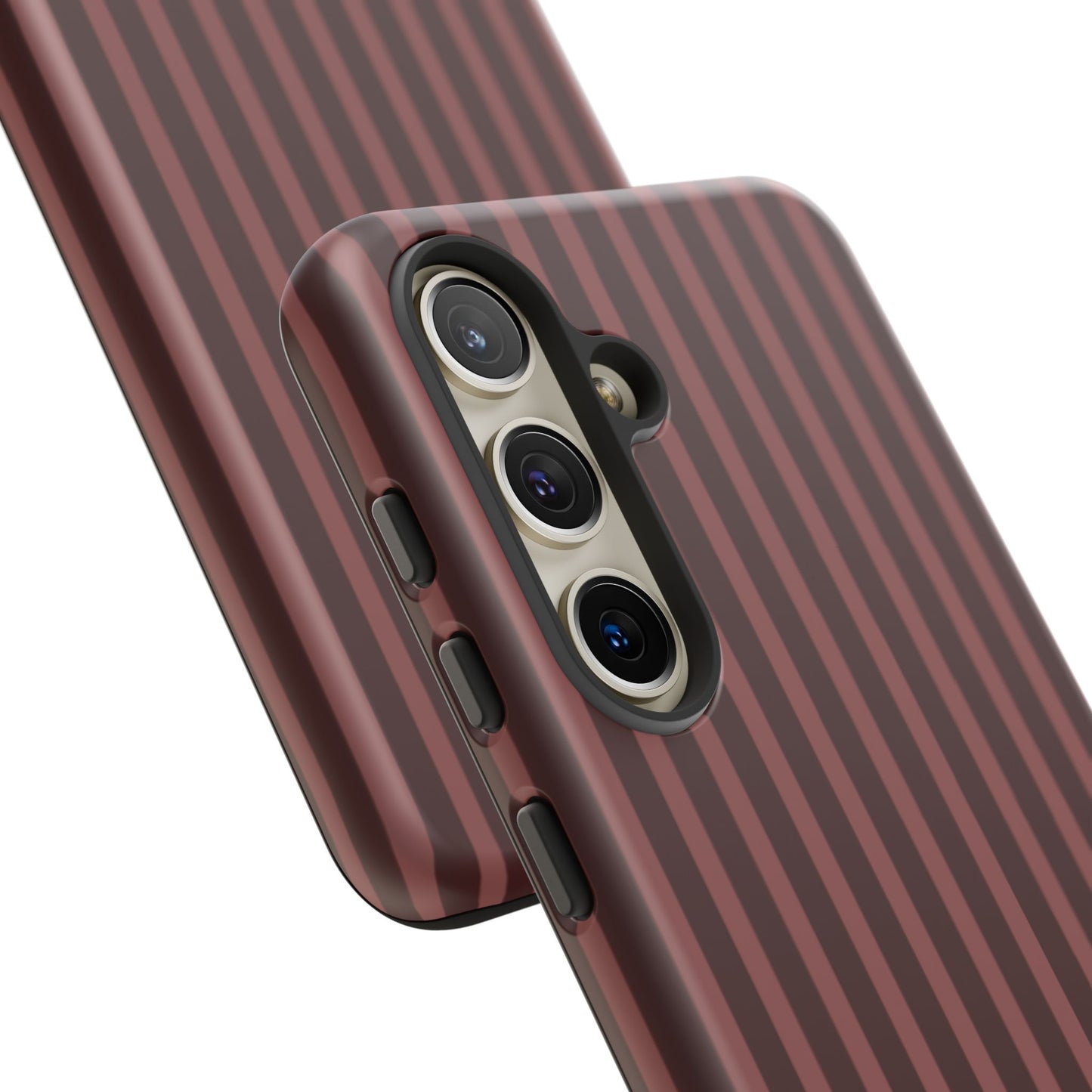 Striped Double Burgundy  — Tough Phone Case